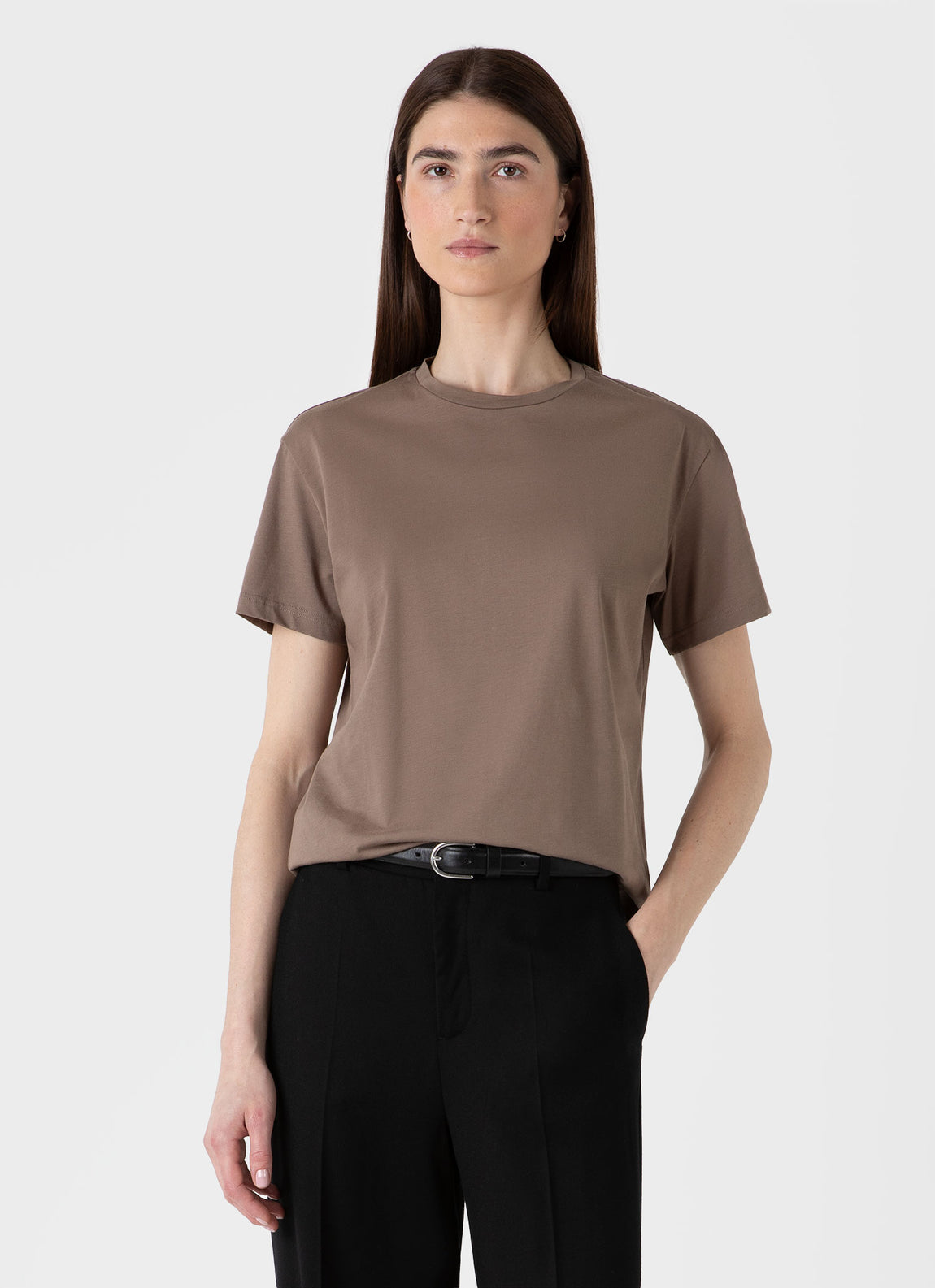 Women's Boy Fit T-shirt in Cedar