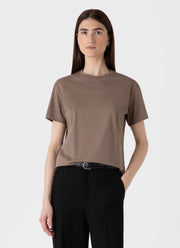 Women's Boy Fit T-shirt in Cedar