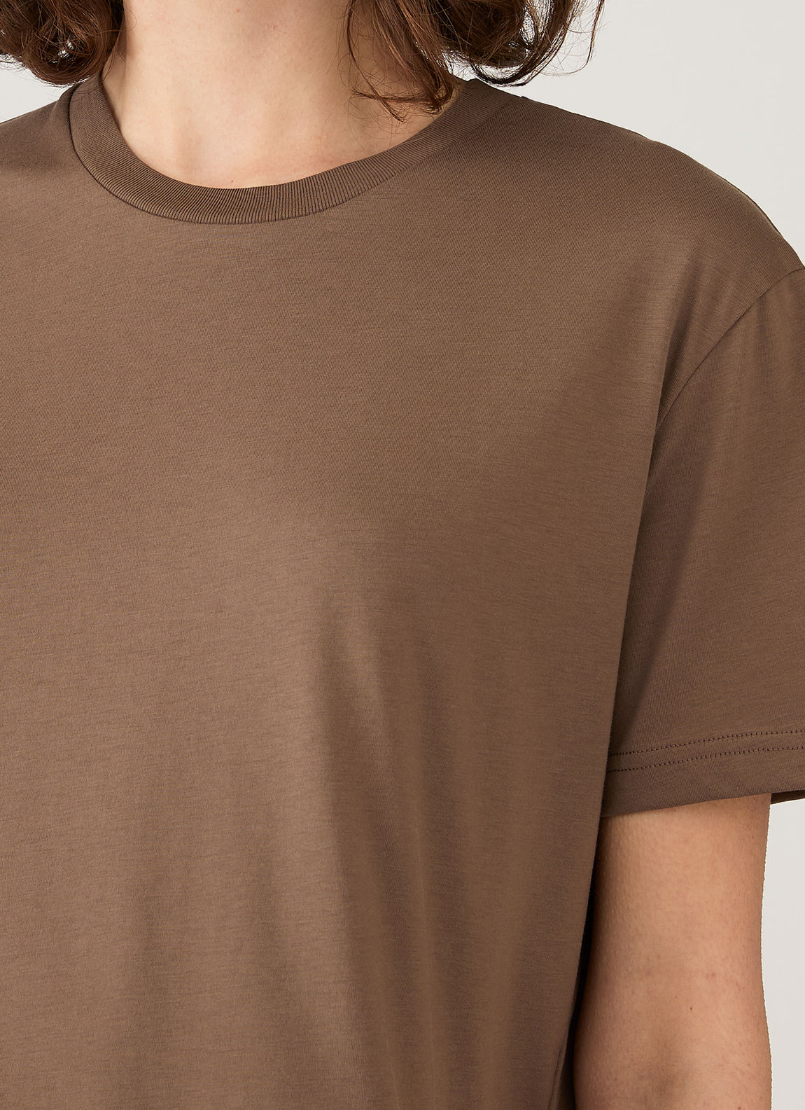 Women's Boy Fit T-shirt in Dark Cedar