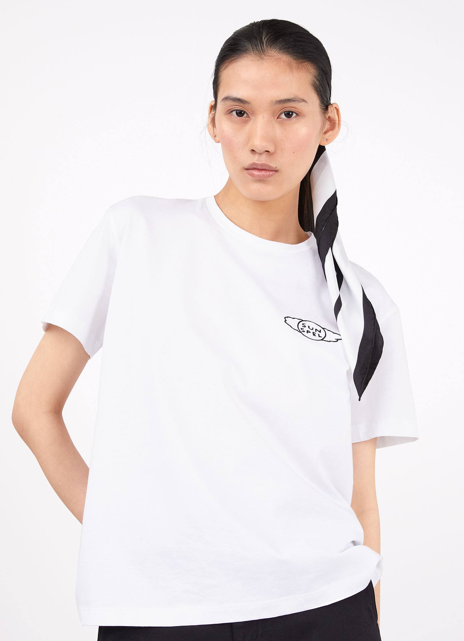 Women's David Shrigley Boy Fit T-shirt in White