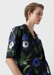 Women's Charlotte Gosch Camp Collar Shirt in Sea Moss