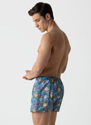 Men's Liberty Print Boxer Shorts in Tulip