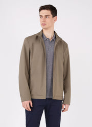 Men's Technical Jacket in Dark Stone