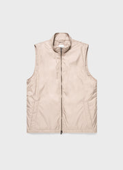 Men's Insulated Gilet in Light Stone