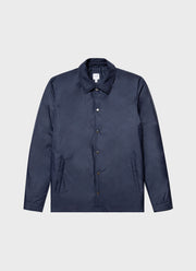 Men's Insulated Coach Jacket in Navy