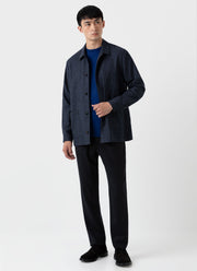 Men's Donegal Twin Pocket Jacket in Space Blue