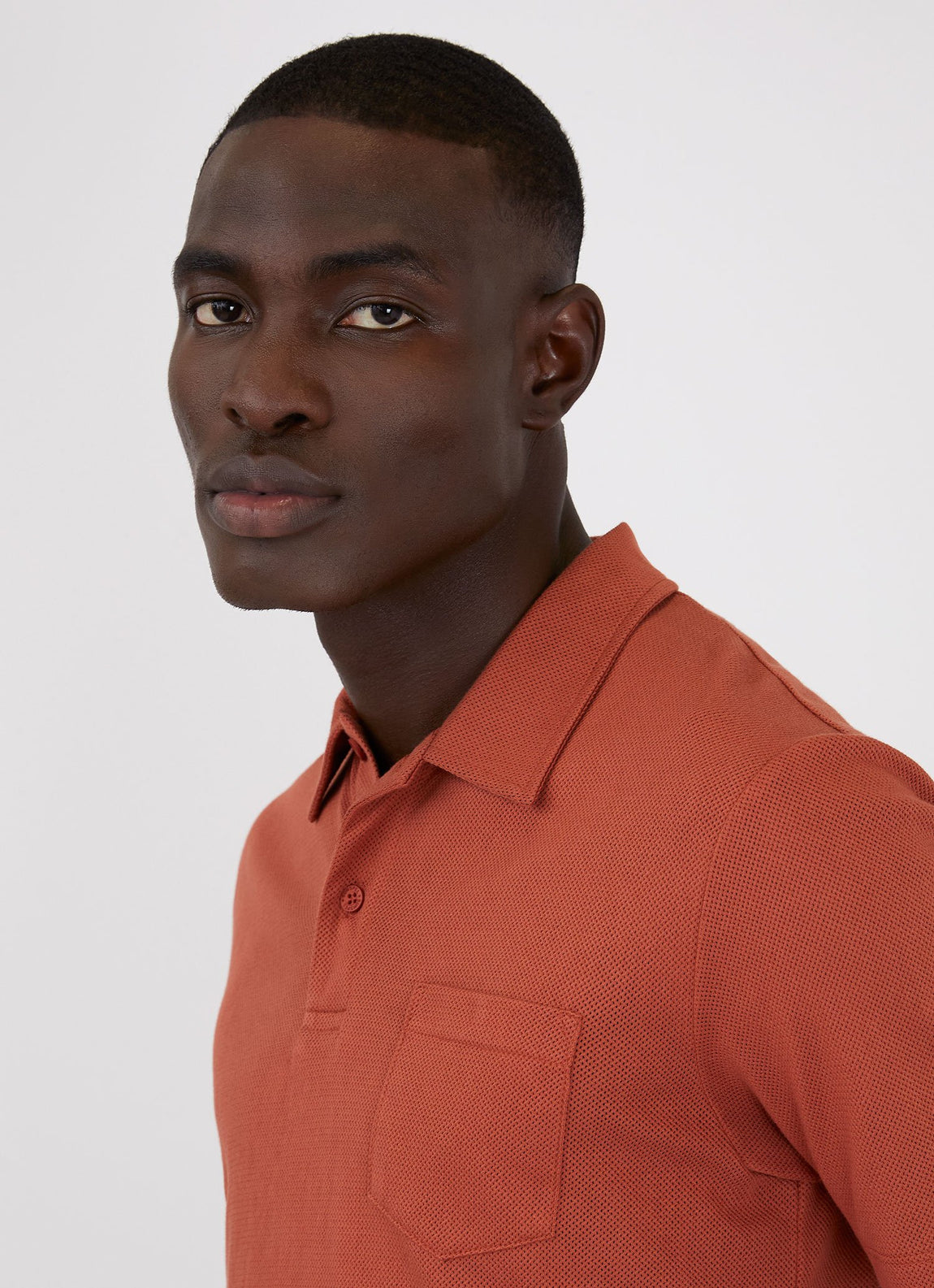 Men's Riviera Polo Shirt in Chestnut