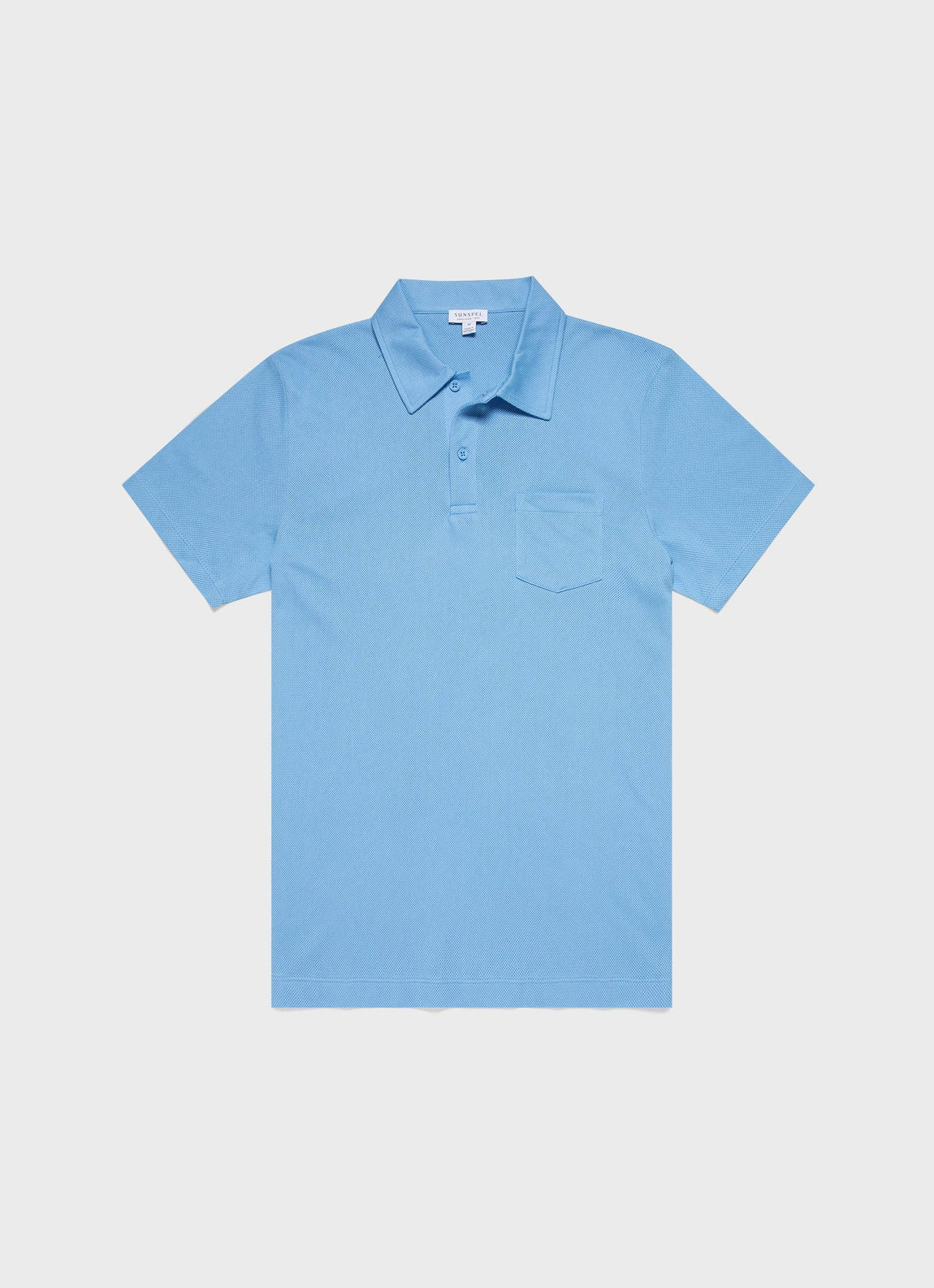 Men's Riviera Polo Shirt in Mid Blue
