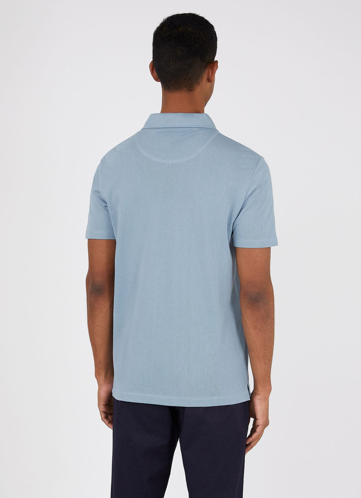 Men's Riviera Polo Shirt in Blue Mist
