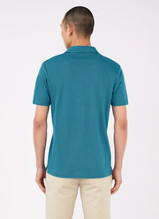 Men's Riviera Polo Shirt in Lagoon Blue