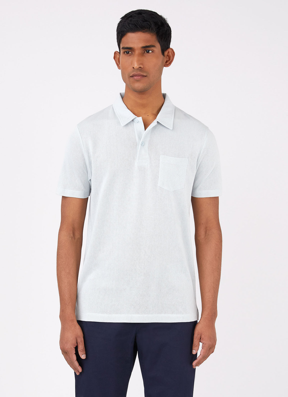 Men's Riviera Polo Shirt in Winter Sky