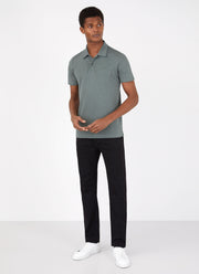 Men's Riviera Polo Shirt in Smoke Green