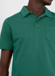 Men's Riviera Polo Shirt in Leaf Green