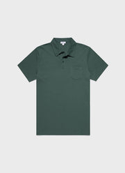 Men's Riviera Polo Shirt in Deep Green