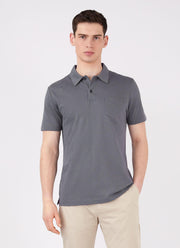 Men's Riviera Polo Shirt in Lead