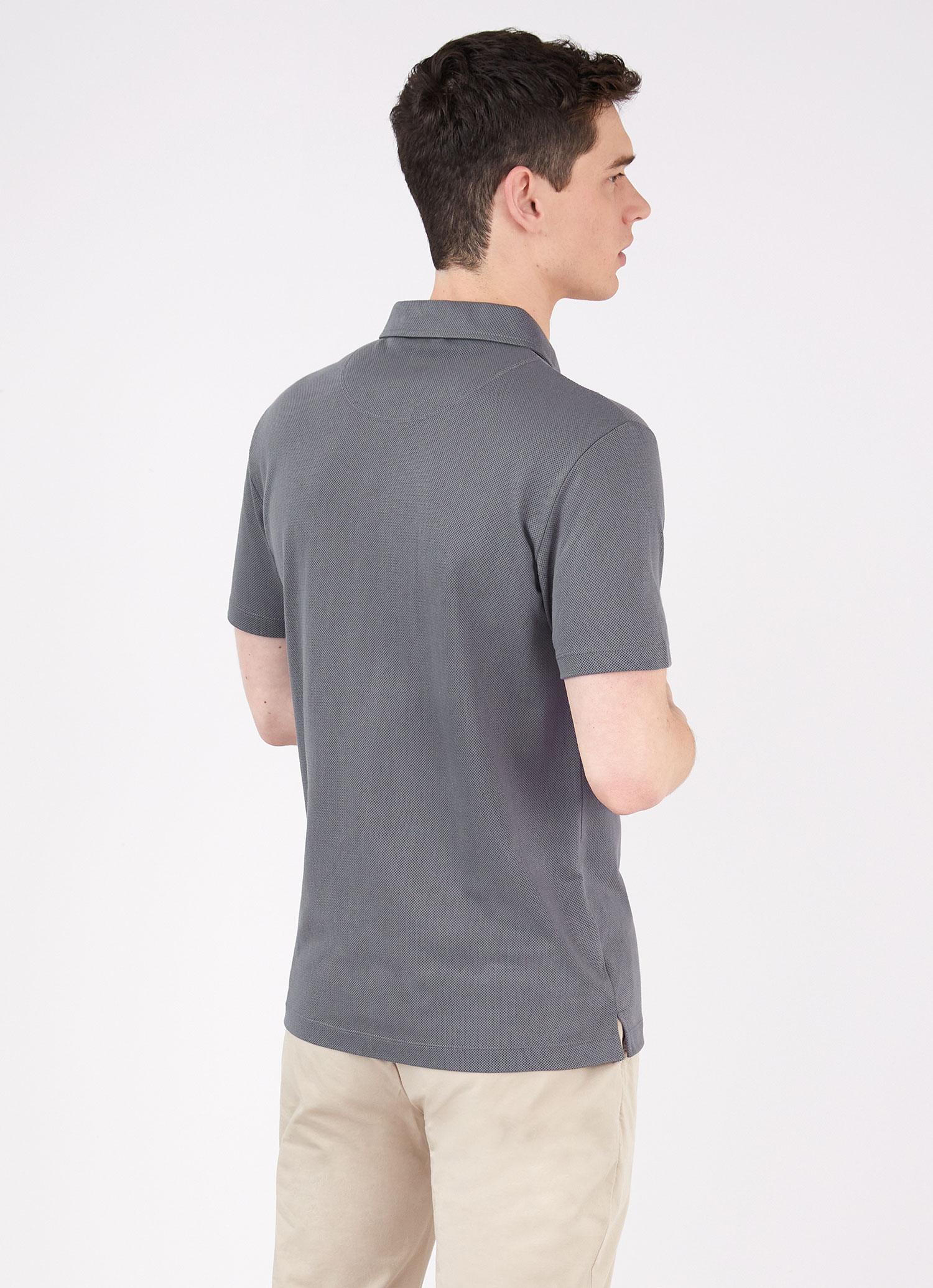Men's Riviera Polo Shirt in Lead