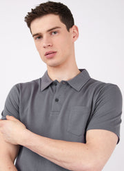 Men's Riviera Polo Shirt in Lead
