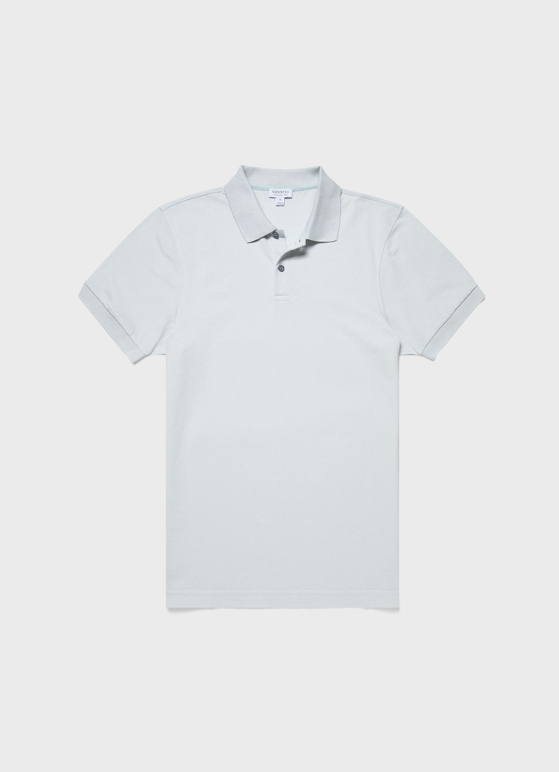 Men's Piqué Polo Shirt in Winter Sky