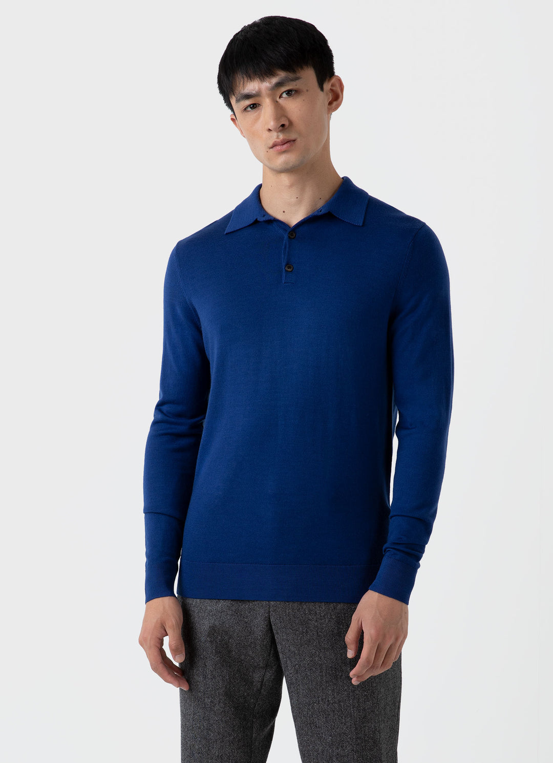 Men's Knitted Polo Shirts Sunspel