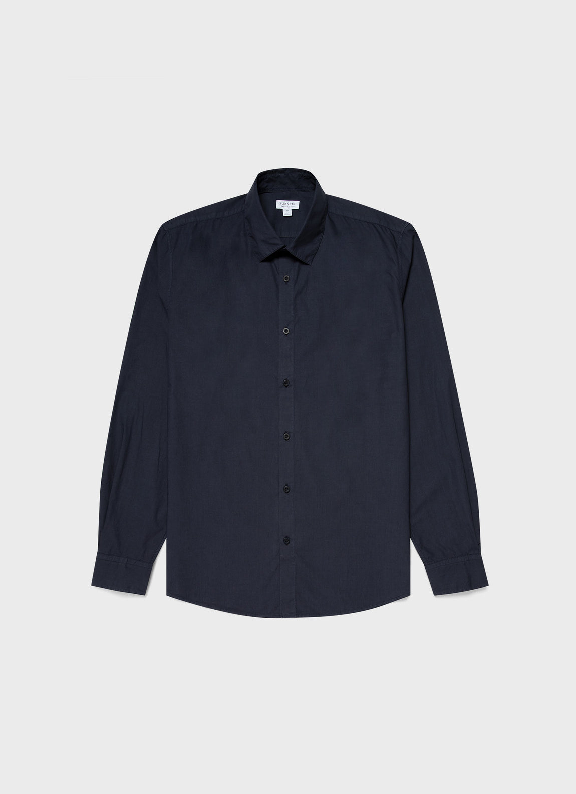 Men's Poplin Casual Shirt in Navy