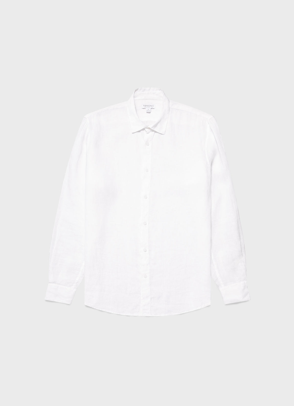 Men's Linen Shirt in White