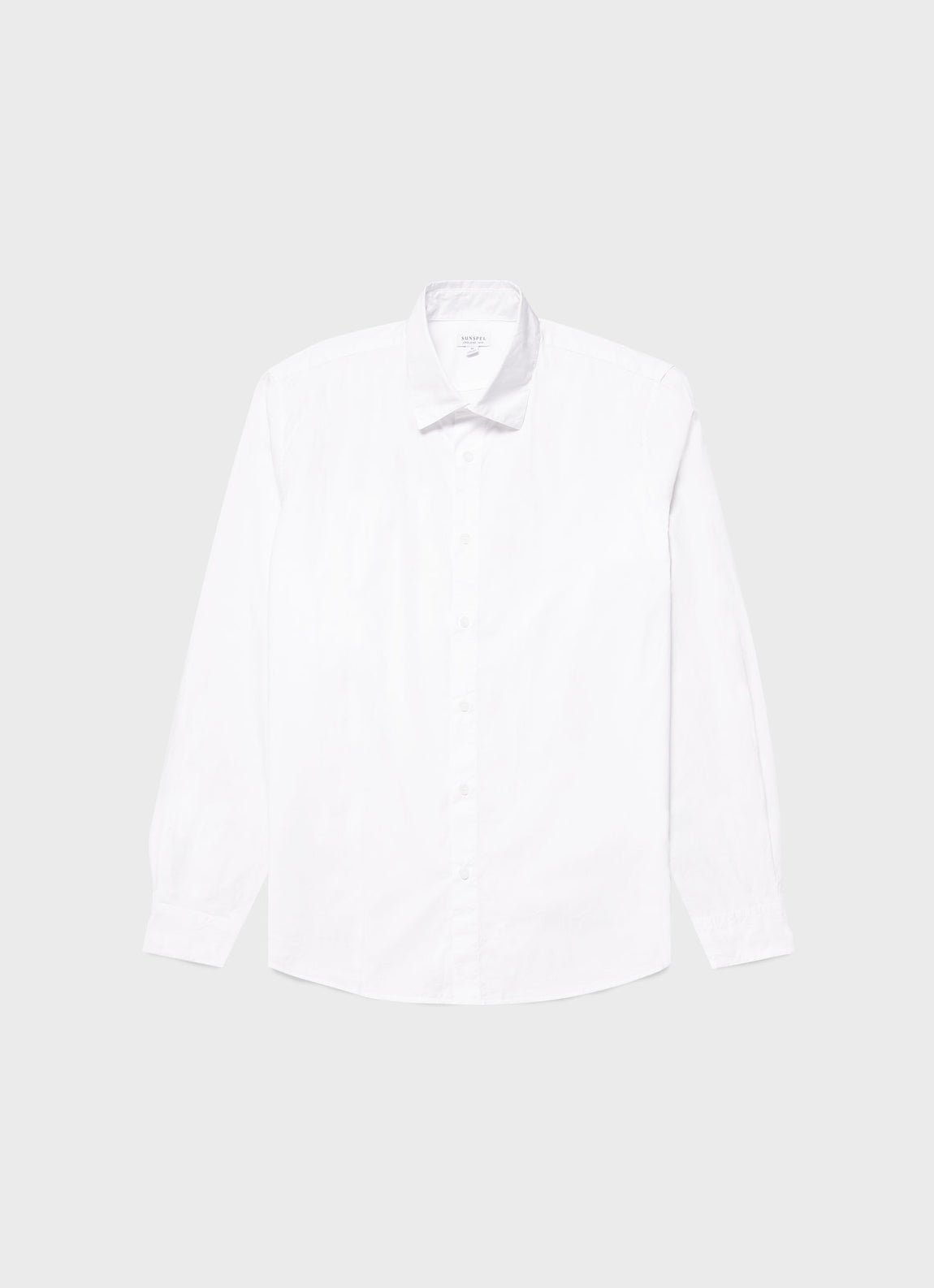 Men's Poplin Casual Shirt in White