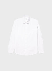 Men's Poplin Casual Shirt in White