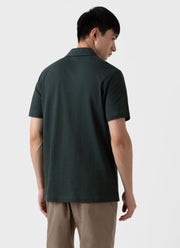 Men's Riviera Camp Collar Shirt in Seaweed