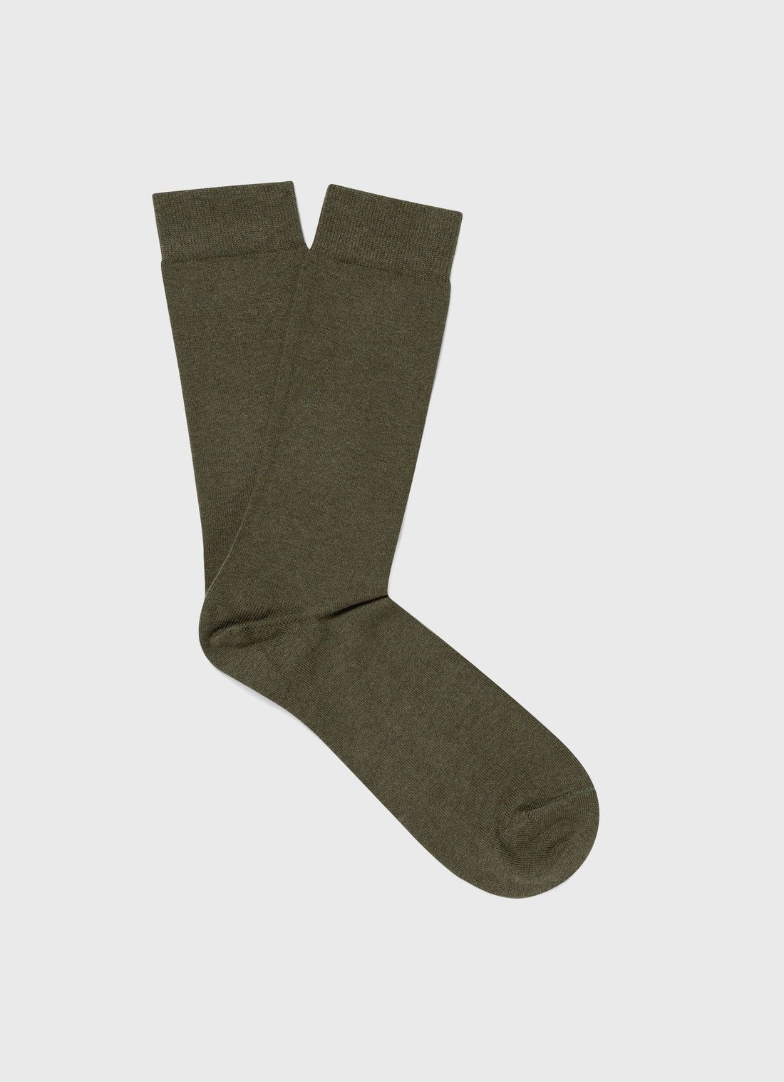 Men's Cotton Socks in Hunter Green