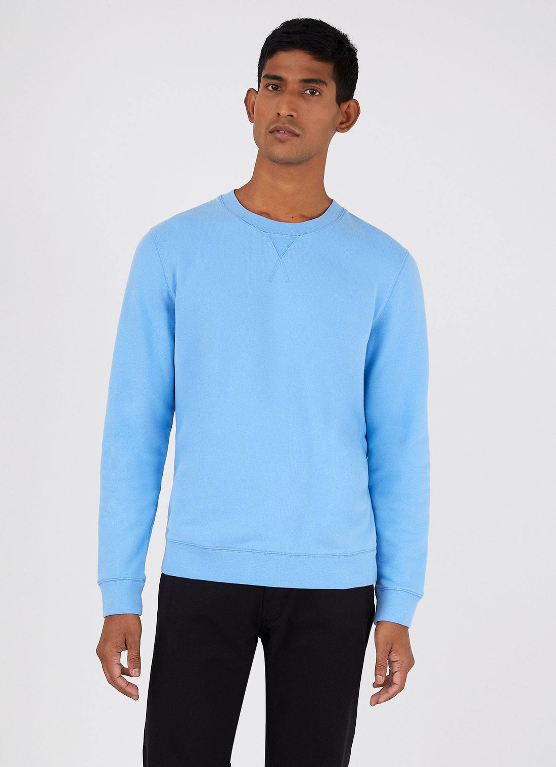 Men's Loopback Sweatshirt in Mid Blue