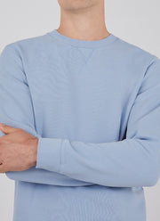 Men's Loopback Sweatshirt in Washed Denim