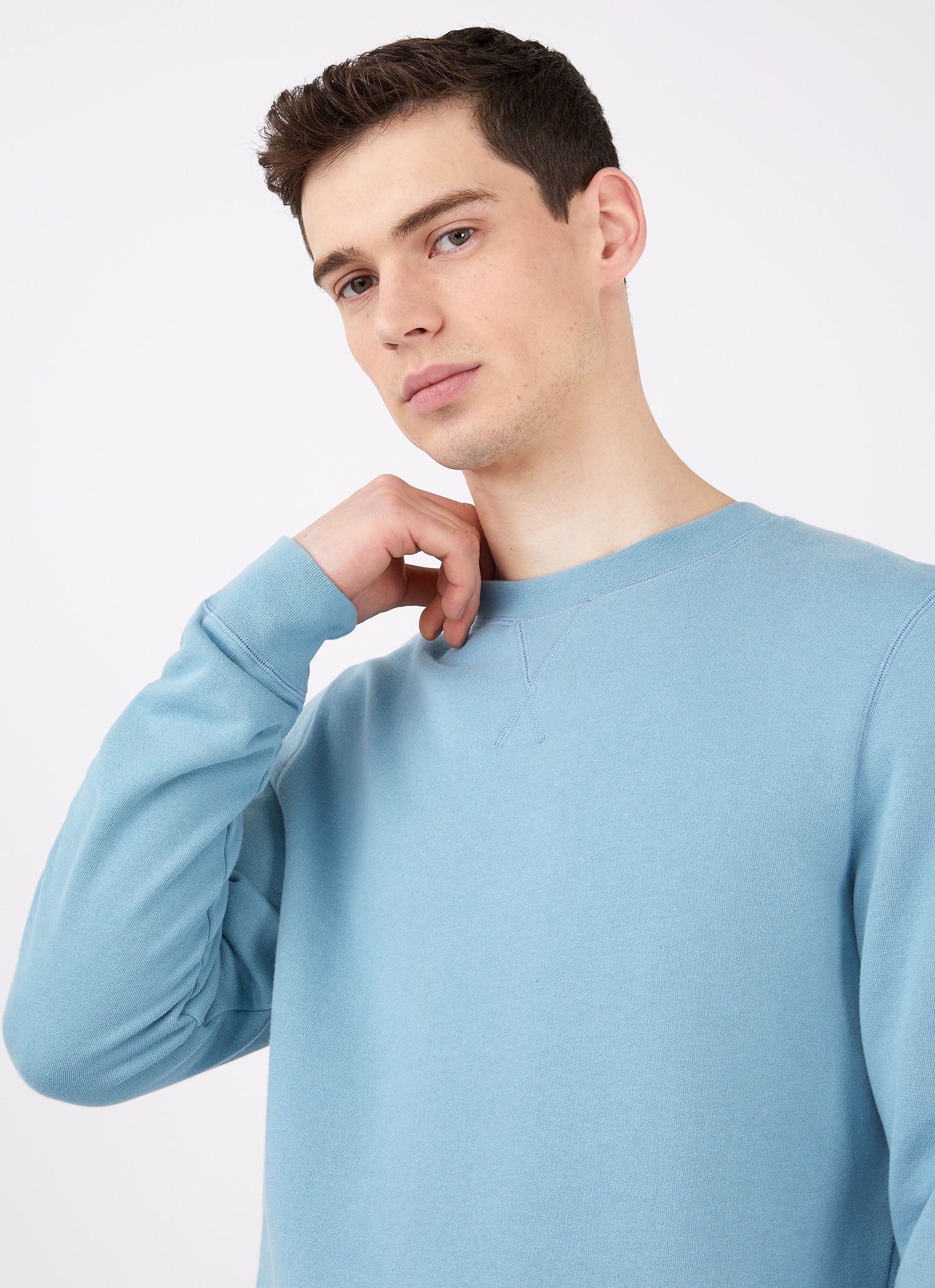 Men's Loopback Sweatshirt in Storm Blue