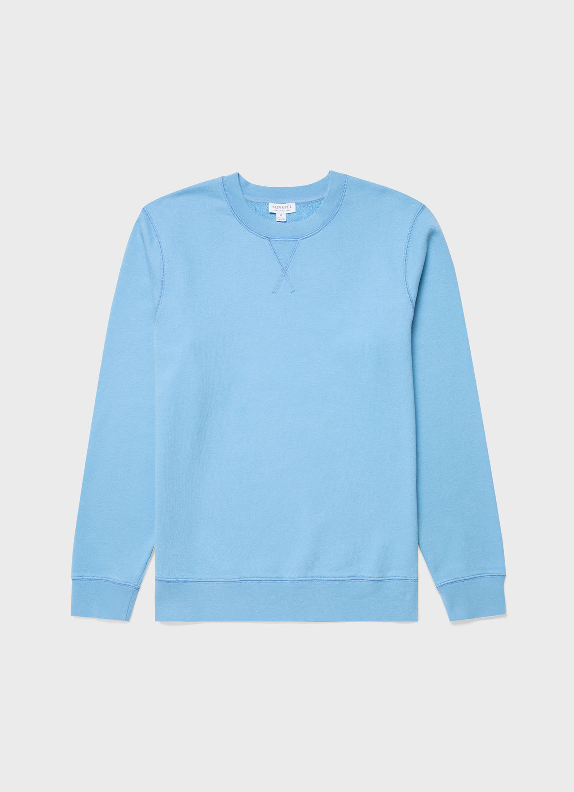 Men's Loopback Sweatshirt in Cyan Blue