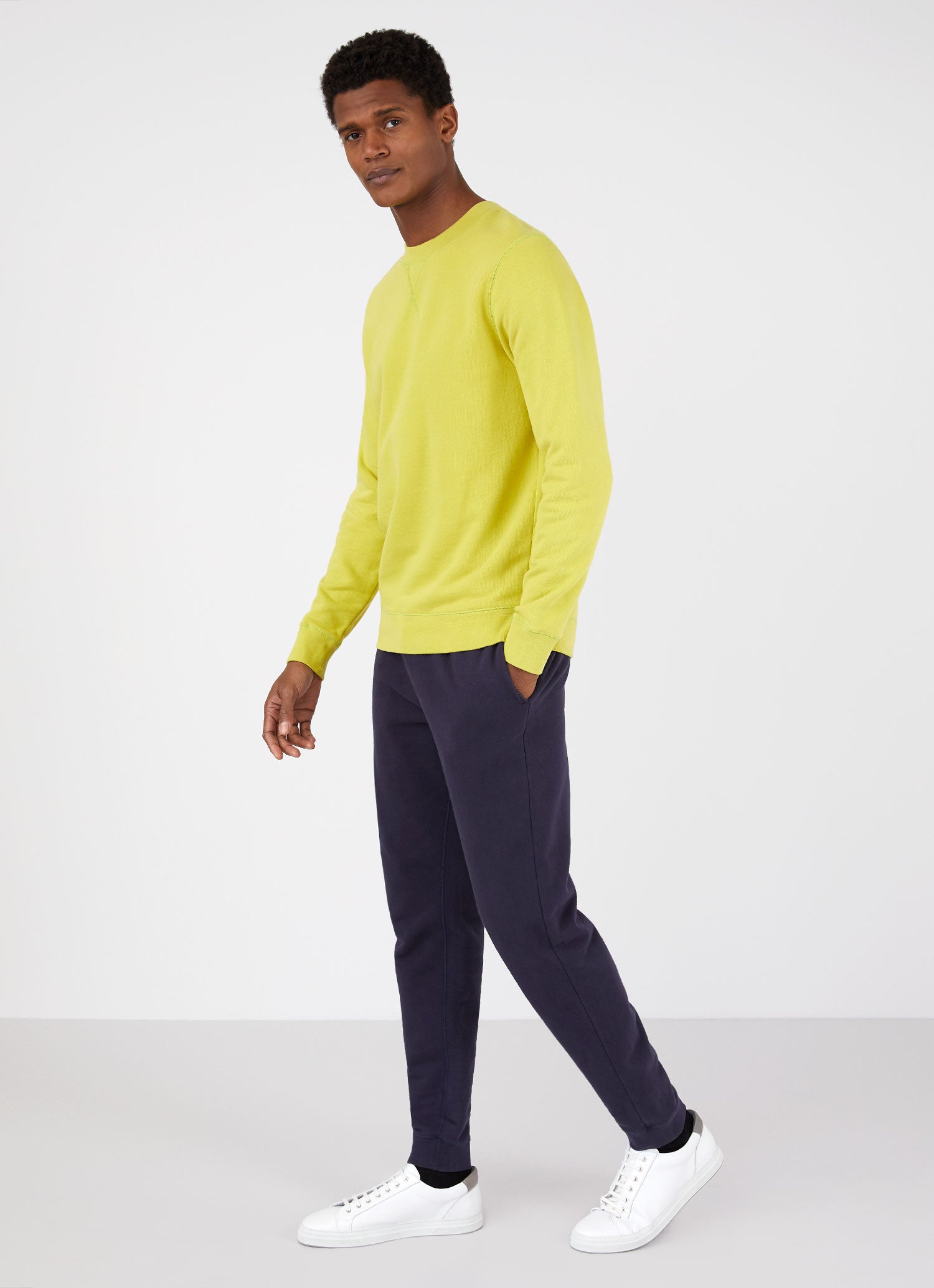 Men's Loopback Sweatshirt in Zest