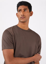 Men's Classic T-shirt in Dark Walnut
