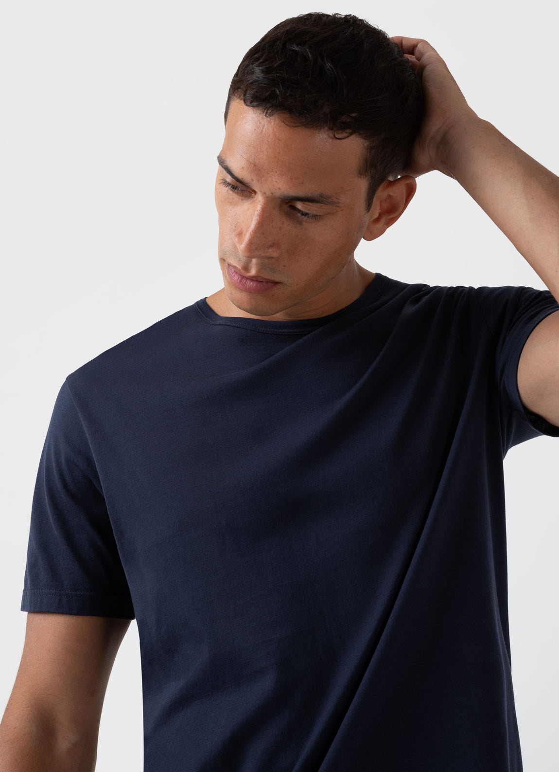 Sunspel Classic Cotton T-Shirt - Men's XL Navy