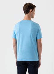 Men's Classic T-shirt in Cyan Blue