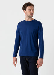 Men's Classic Long Sleeve T-shirt in Space Blue
