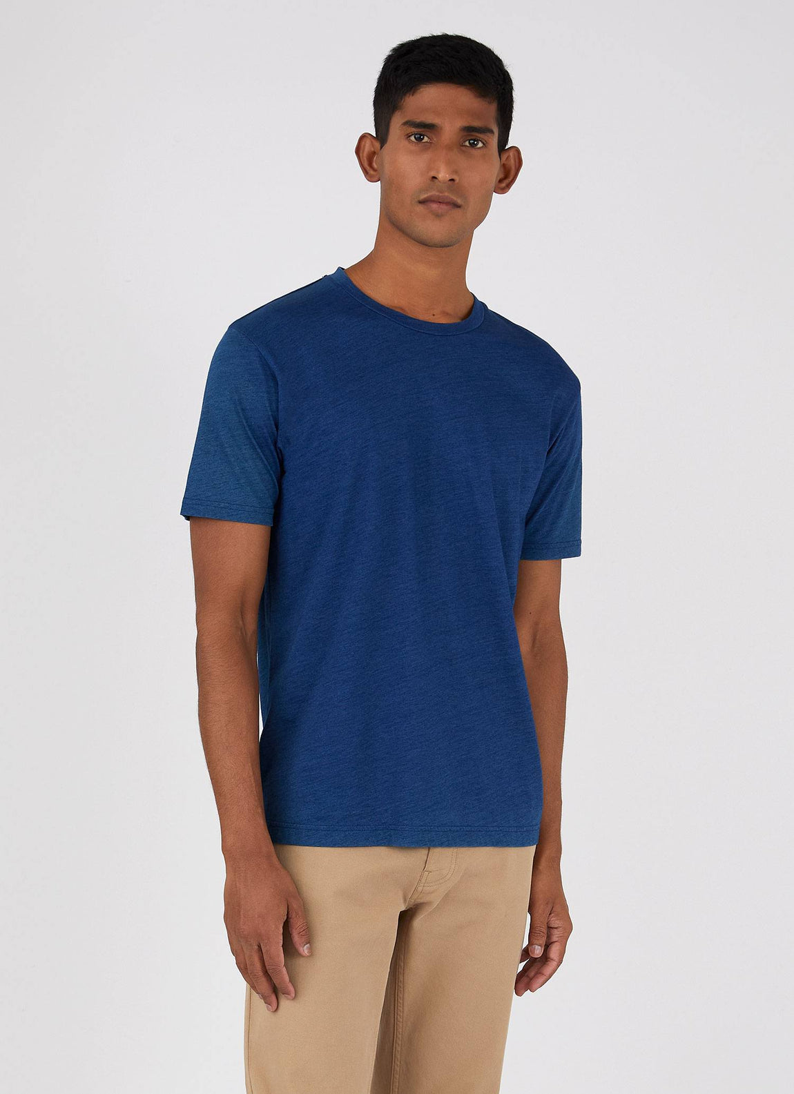 Men's Indigo Dyed Riviera T-shirt in Real Indigo