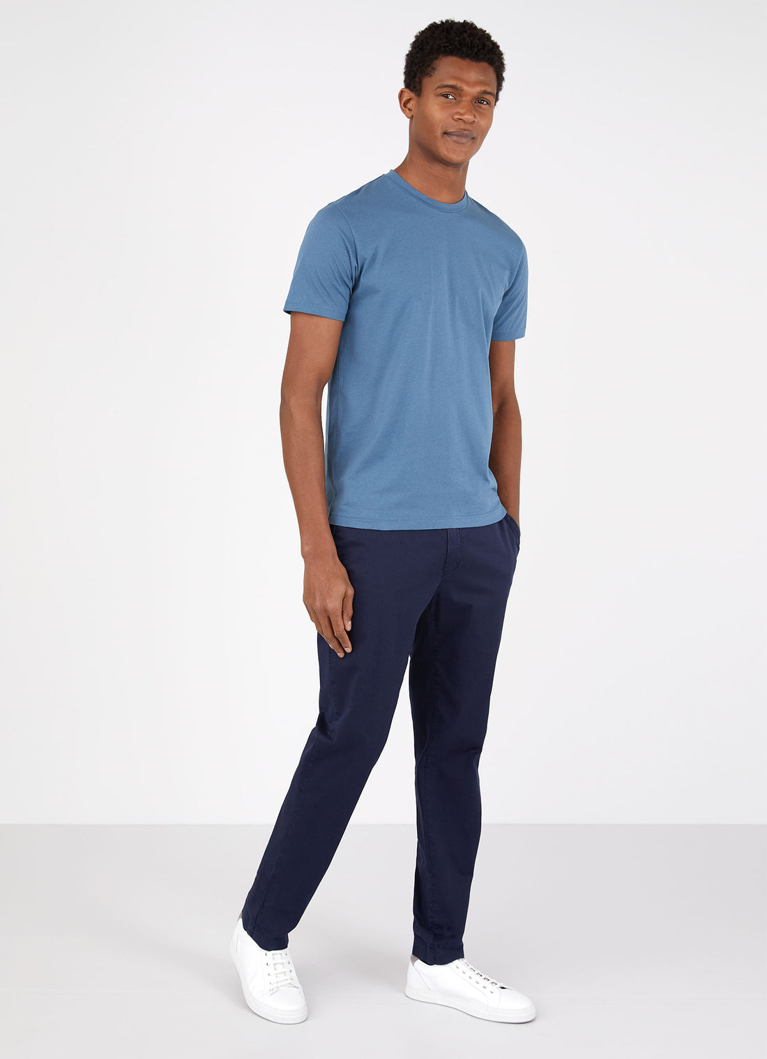 Men's Riviera T-shirt in Airforce Melange