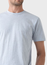 Men's Riviera T-shirt in Pastel Blue Melange