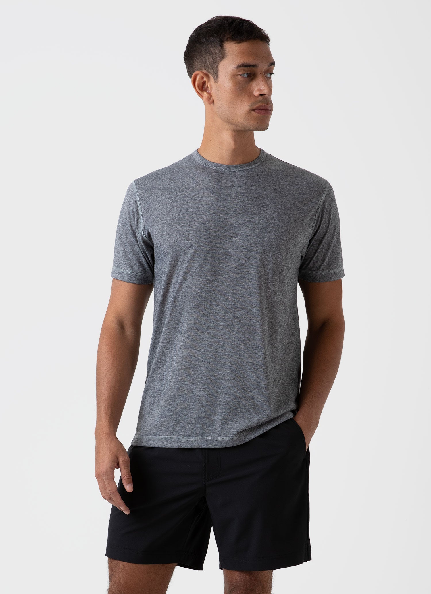 Men's DriRelease Active T-shirt in Grey Melange
