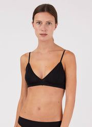 Women's Triangle Bra in Black