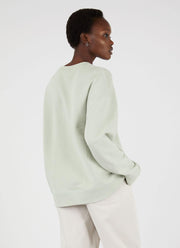Women's Relaxed Loopback Sweatshirt in Pistachio