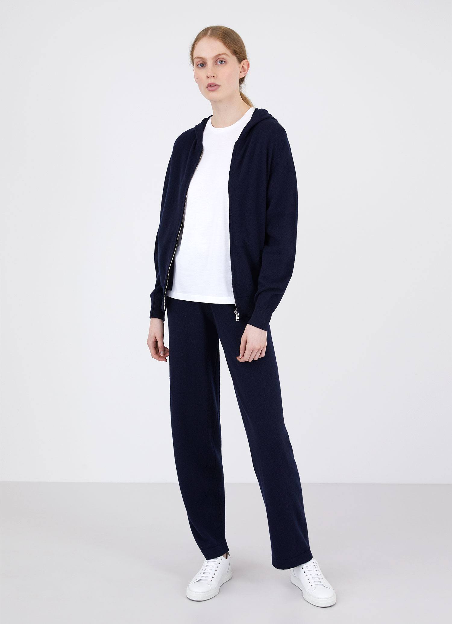 Women's Cashmere Lounge Pant in Navy