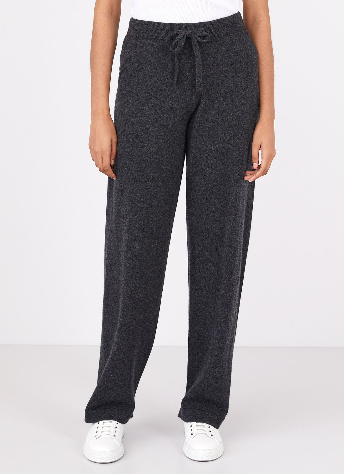 Women's Cashmere Lounge Pant in Charcoal Melange