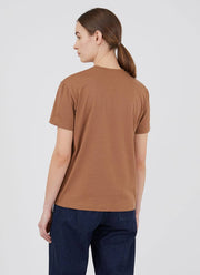 Women's Boy Fit T-shirt in Mushroom