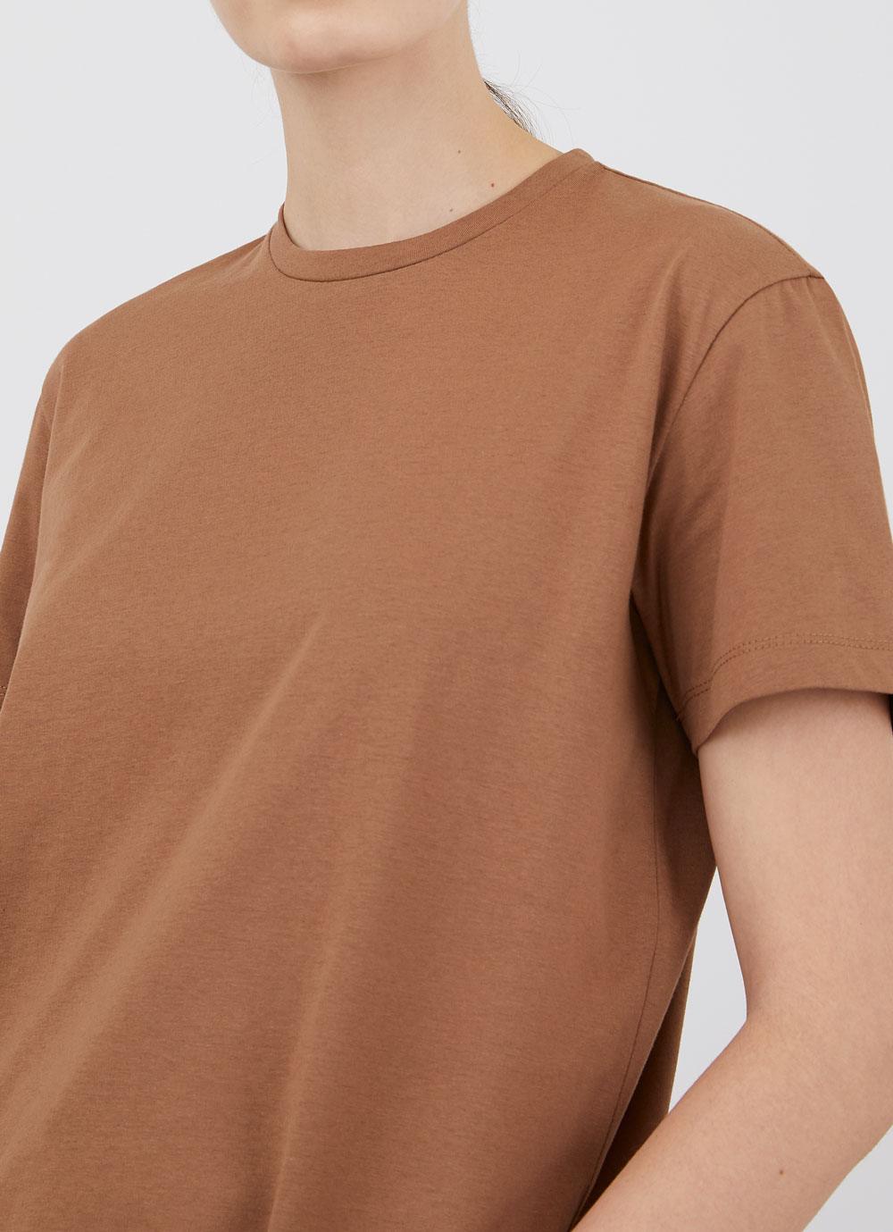 Women's Boy Fit T-shirt in Mushroom