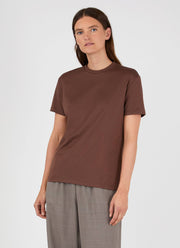 Women's Boy Fit T-shirt in Cocoa